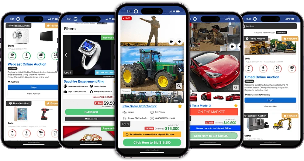White Label AI Online Auction Software for Auctioneers