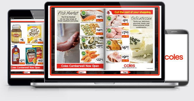 Coles interactive catalogue