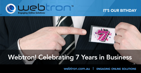 Webtron Seven Year Anniversary